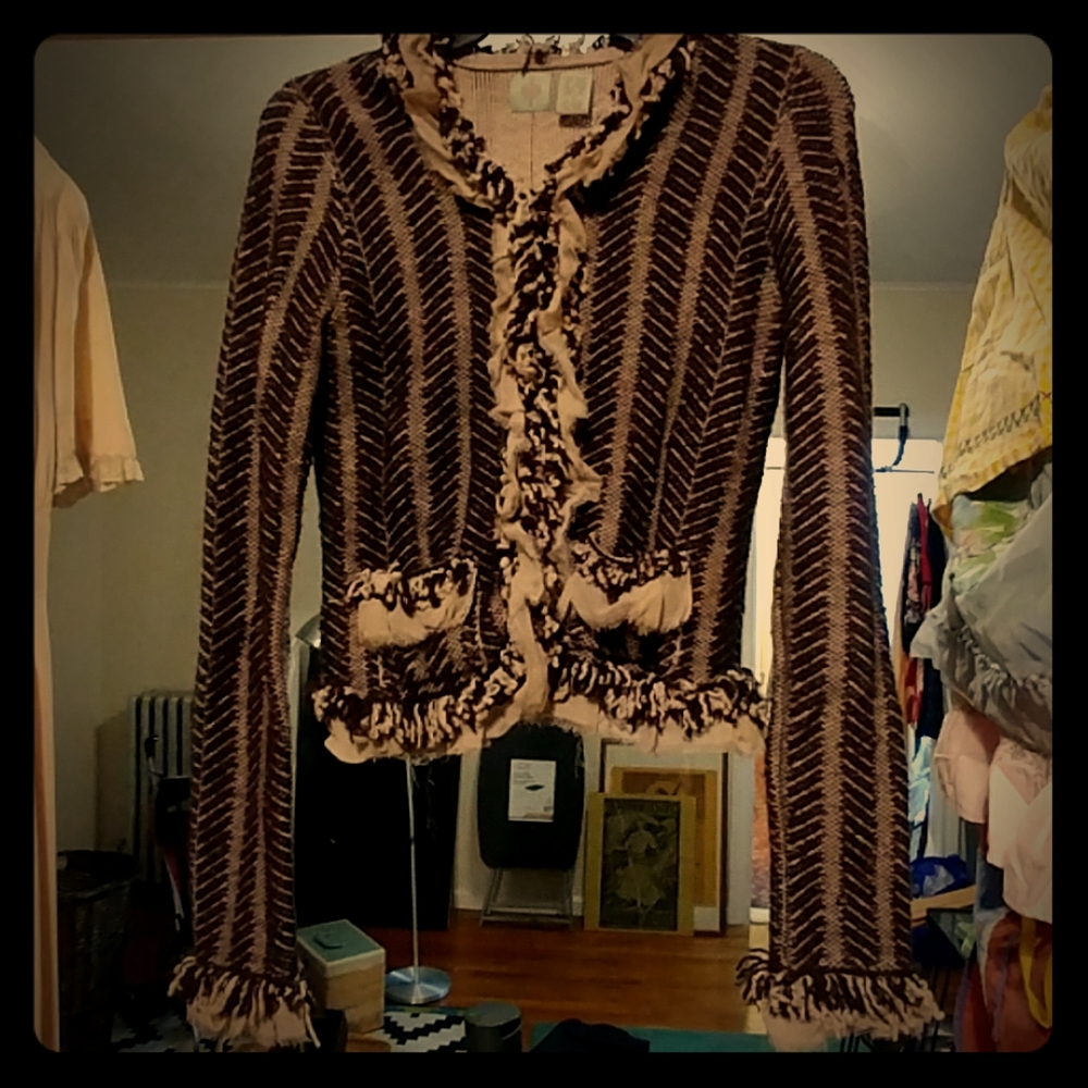 Anthropologie shabby chic sweater
